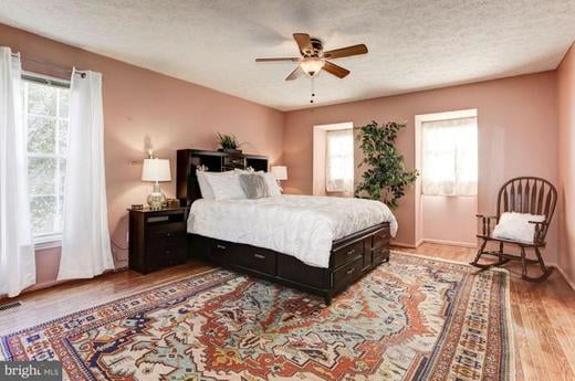 Master bedroom staging