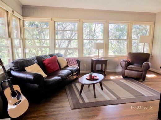 family room after staging