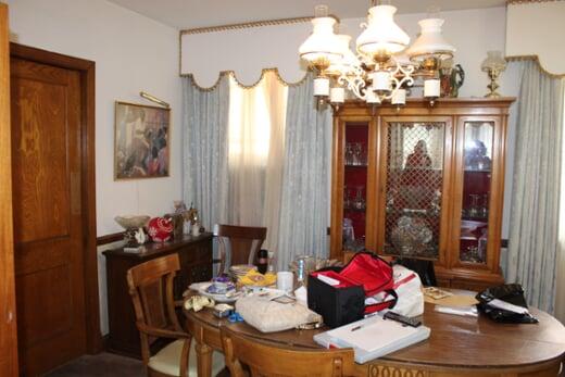 Dining room before staging