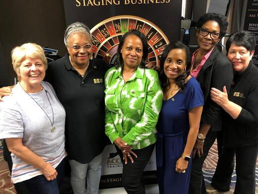 Yolanda & Christine Rae congratulating CSP® June Class 2019, Alexandria, VA